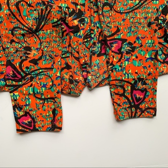 LuLaRoe Tall and Curvy Floral Leggings - Picture 3 of 4